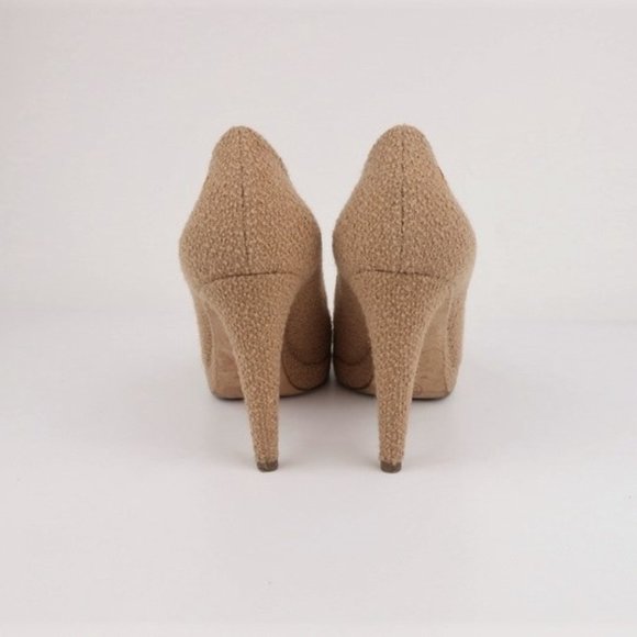 Chanel 15C Loop Tweed Platform Sz 38.5 - Picture 5 of 7